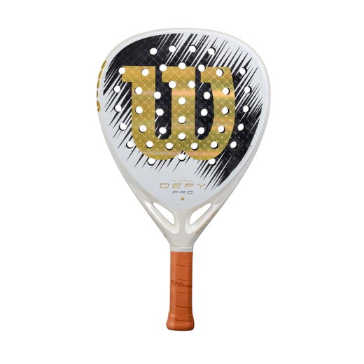 Wilson Padelschläger Defy Pro V1 SE 370g/Diamant 2026 weiss/gold